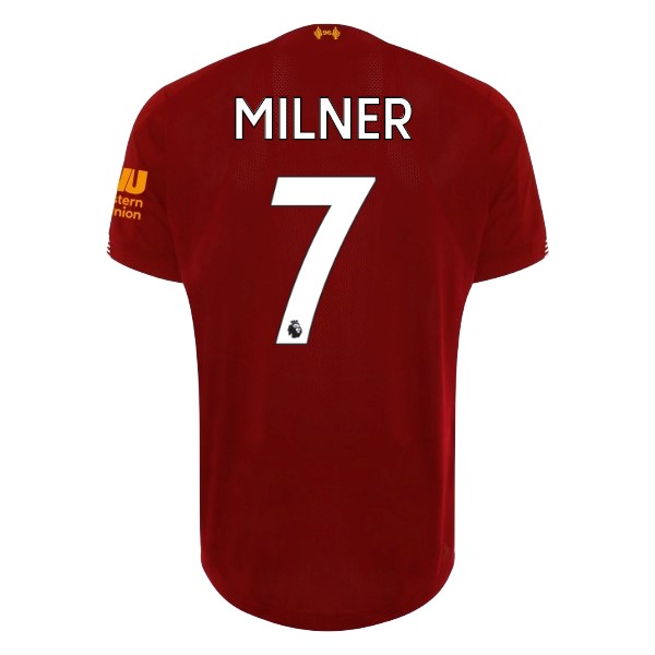 Maillot Football Liverpool NO.7 Milner Domicile 2019-20 Rouge